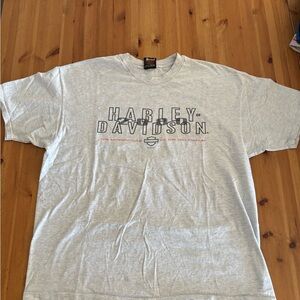 Harley-Davidson Light Gray Short Sleeve Tee
